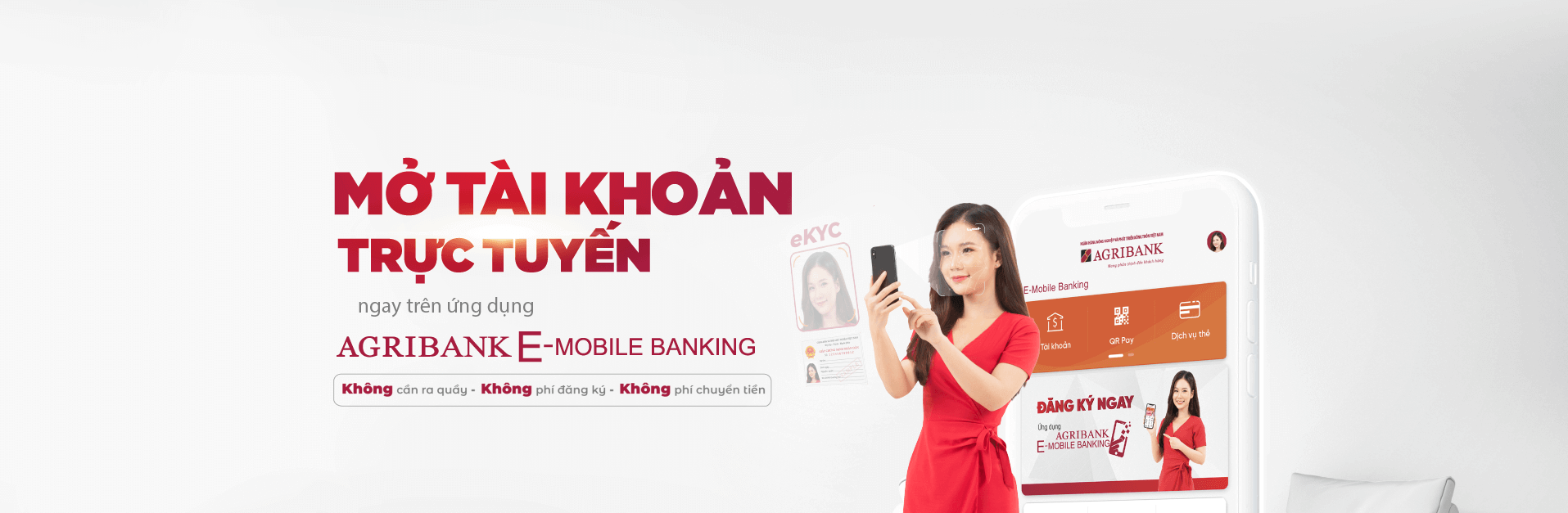 Mở Tài Khoản Trực Tuyến Ngay Trên ứng Dụng Agribank E-mobile Banking