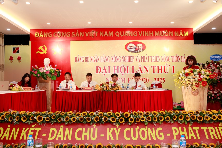 Agribank Chi nhánh Hà Nội II tổ chức Đại hội Đảng bộ lần thứ I ...